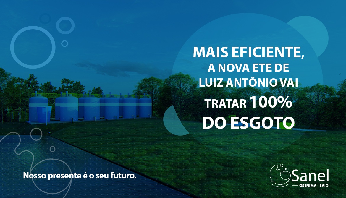 Contrato para as obras da reforma da Estação de Tratamento de Esgoto de Luiz Antônio foi assinado no final de 2022.