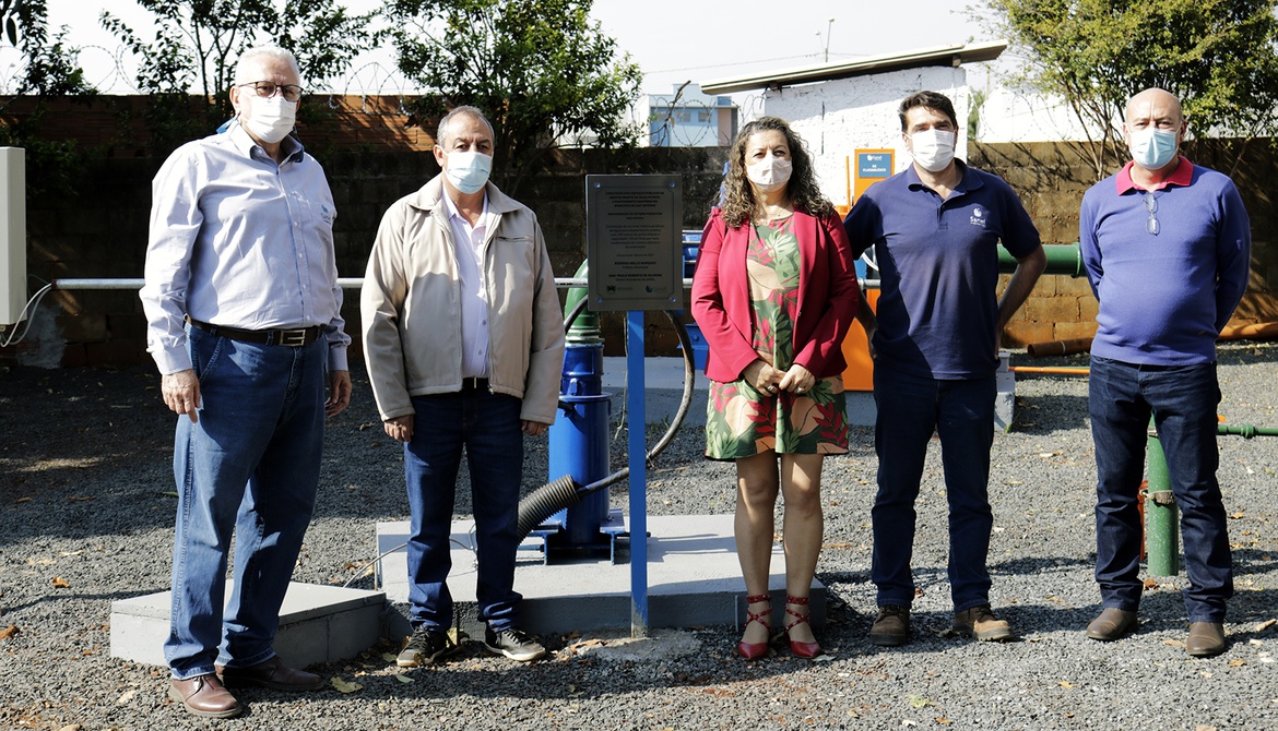 SANEL inaugura novo poço artesiano na área central de Luiz Antônio.